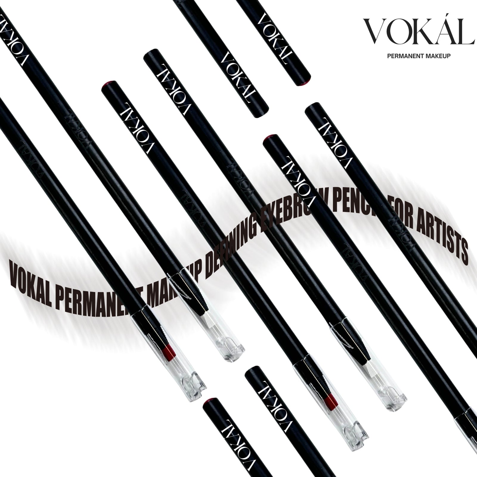 VOKAL Defining Eyebrow Pencil – Professional Brow Mapping Pencil with Built-In Sharpener