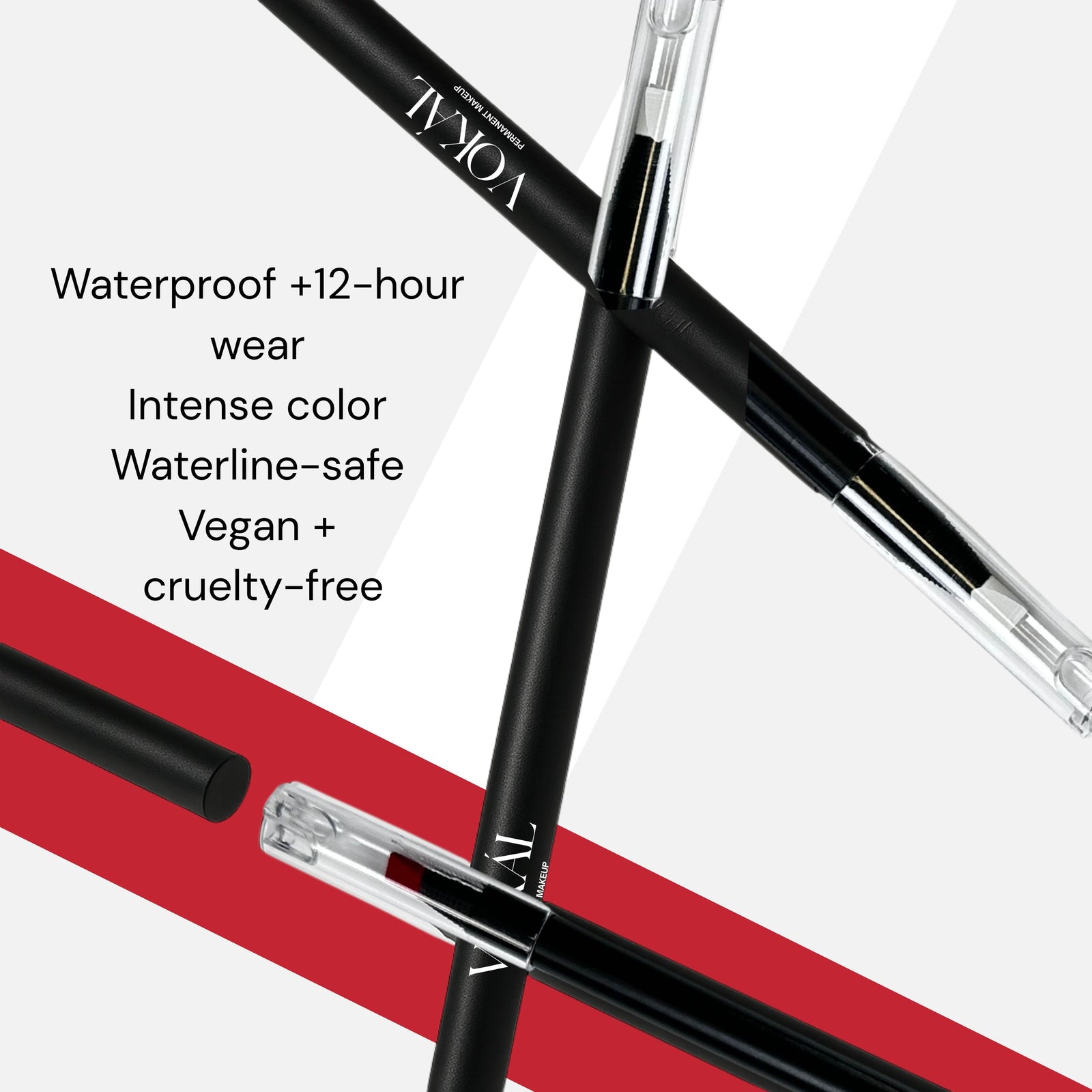 VOKAL Defining Eyebrow Pencil – Professional Brow Mapping Pencil with Built-In Sharpener