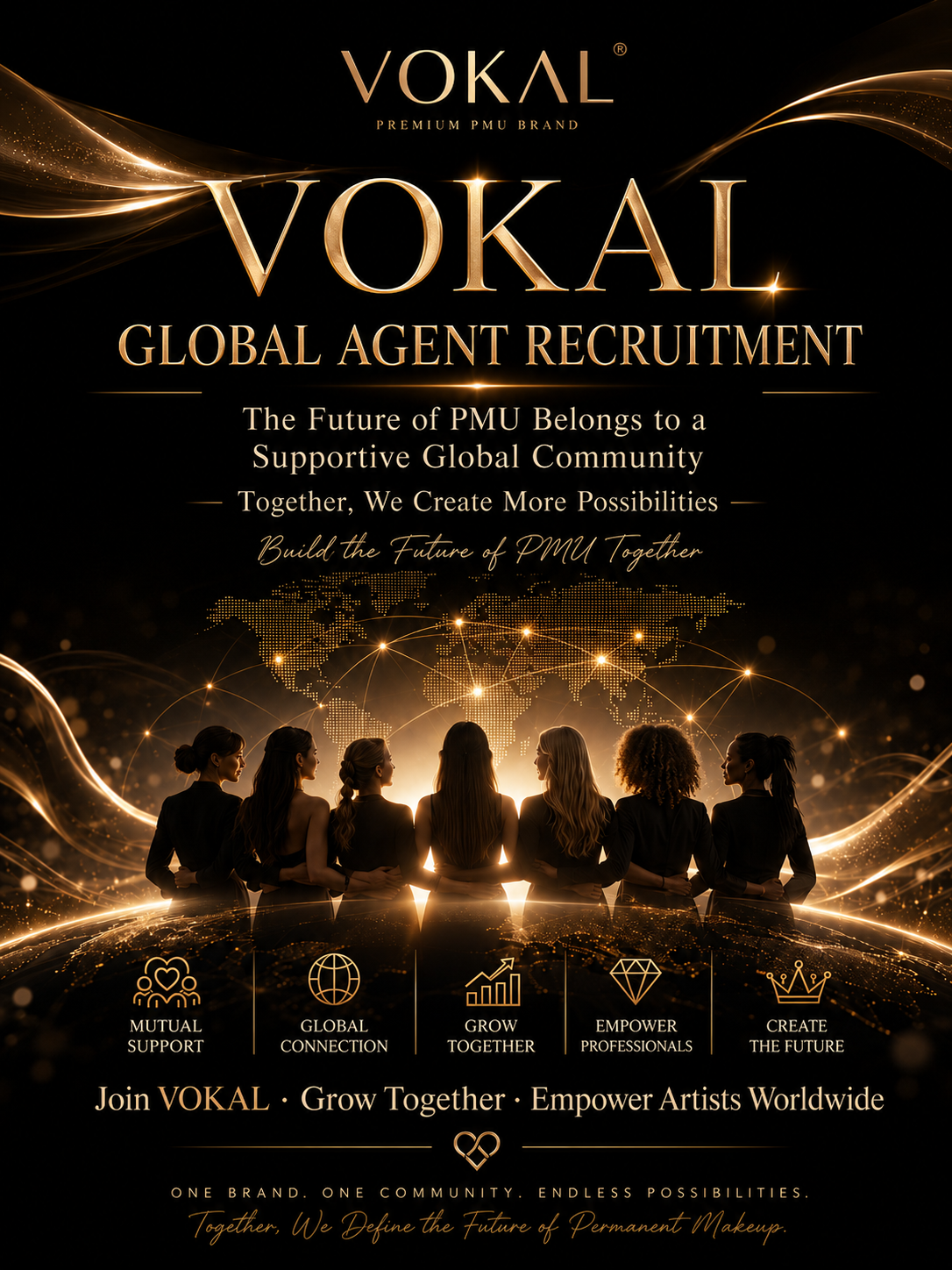 VOKAL official distributor hero image empowering PMU artists worldwide