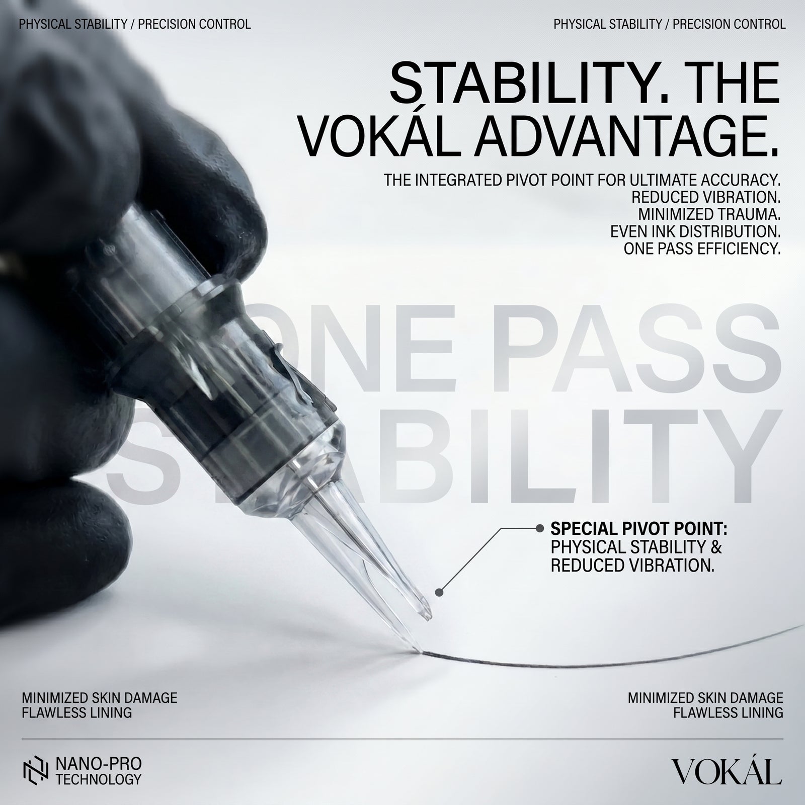 VOKAL One Pass Needle