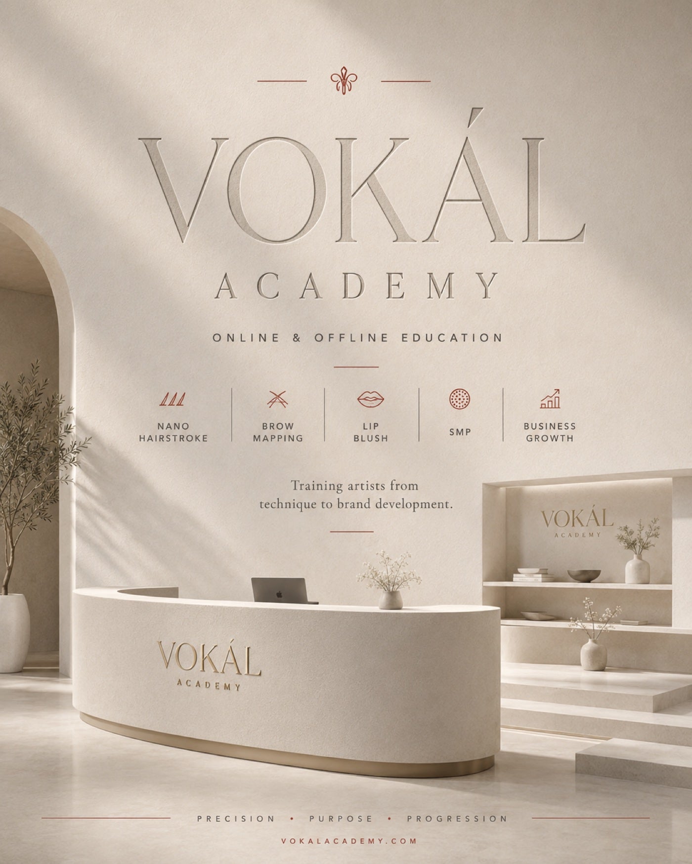 VOKAL Academy online and offline PMU education for artists