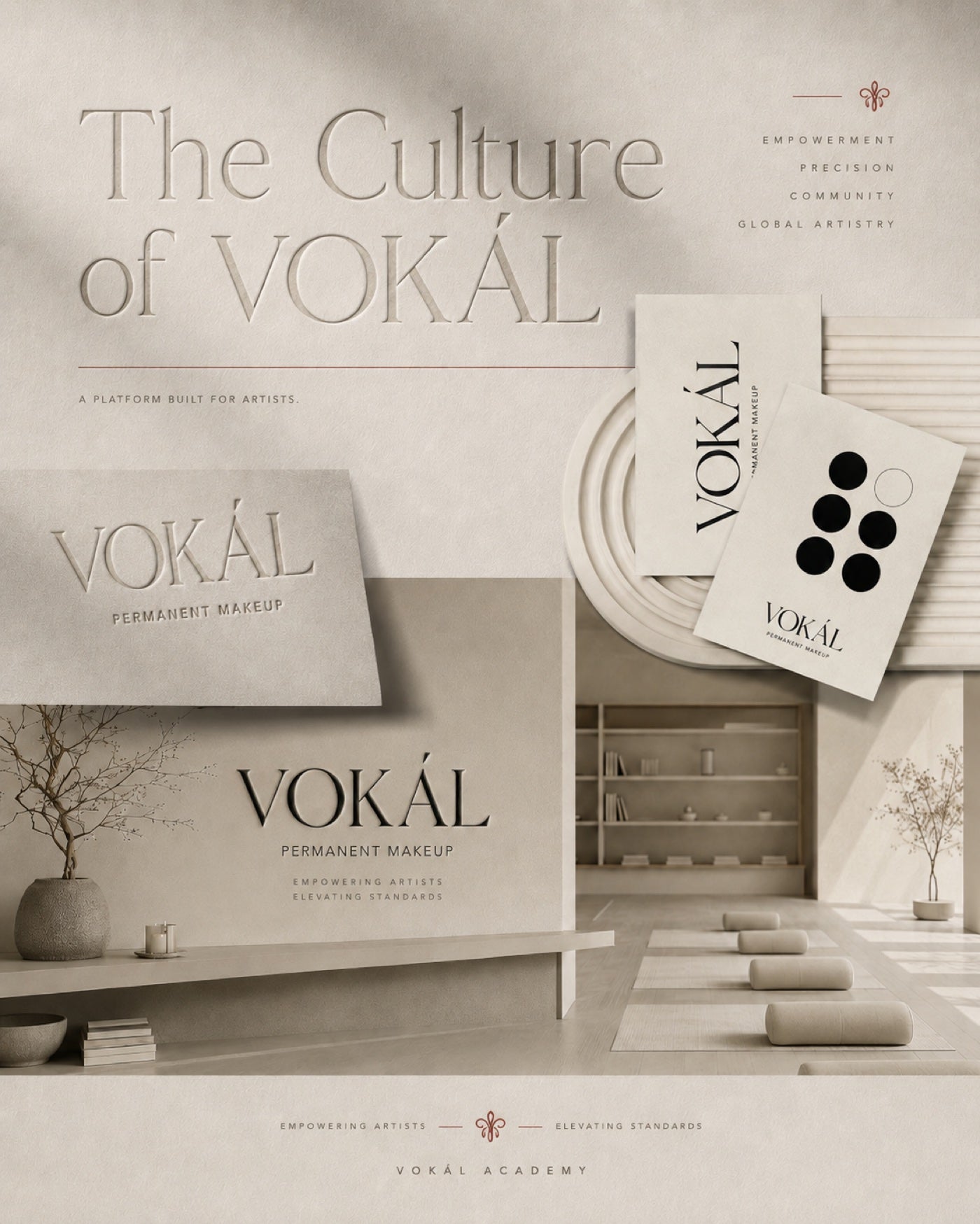 The culture of VOKAL permanent makeup education platform for artists