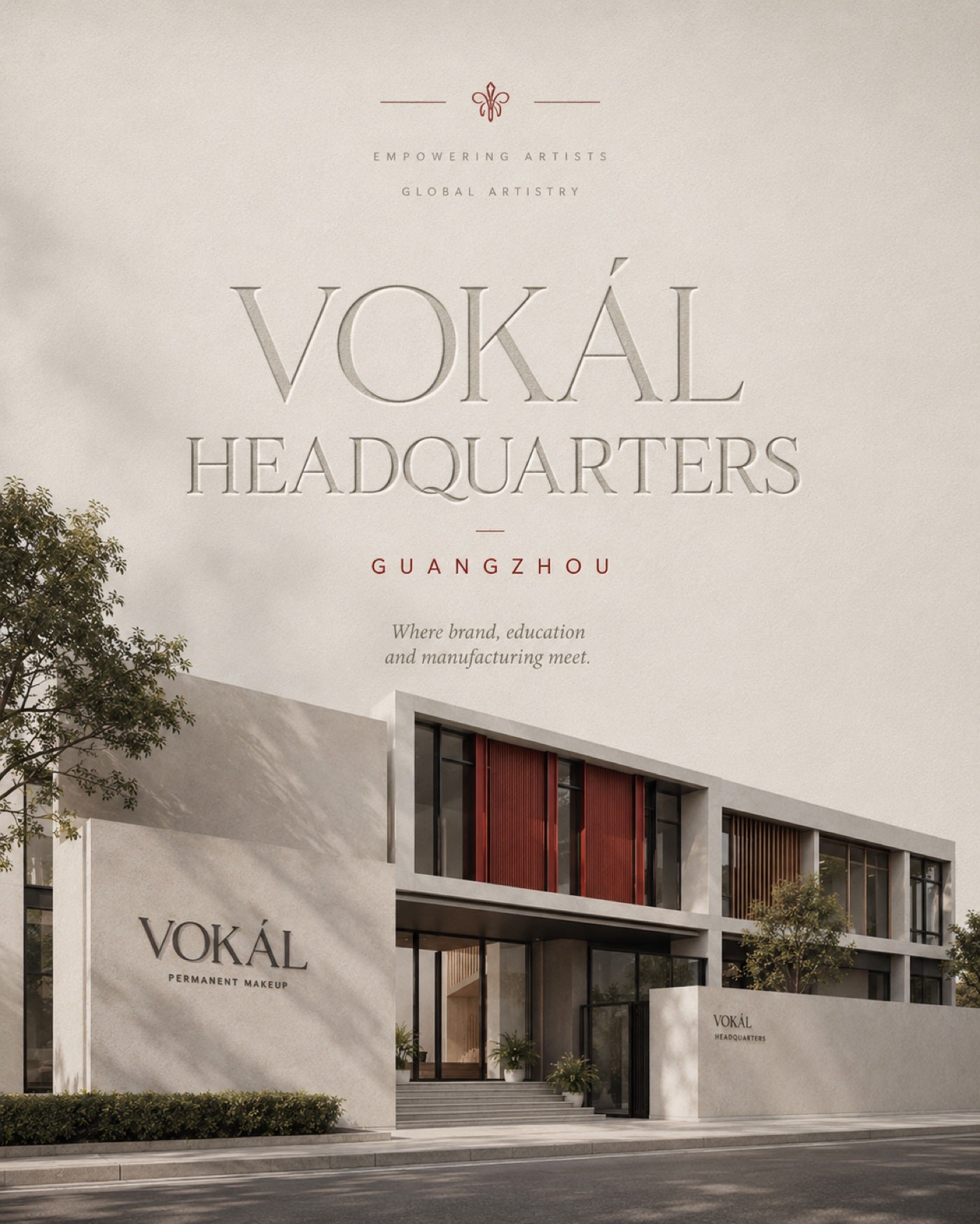 VOKAL headquarters where brand education and manufacturing meet