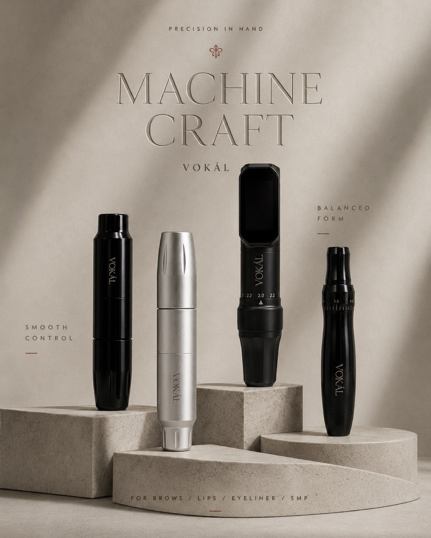 VOKAL machine craft for brows lips eyeliner and SMP permanent makeup education