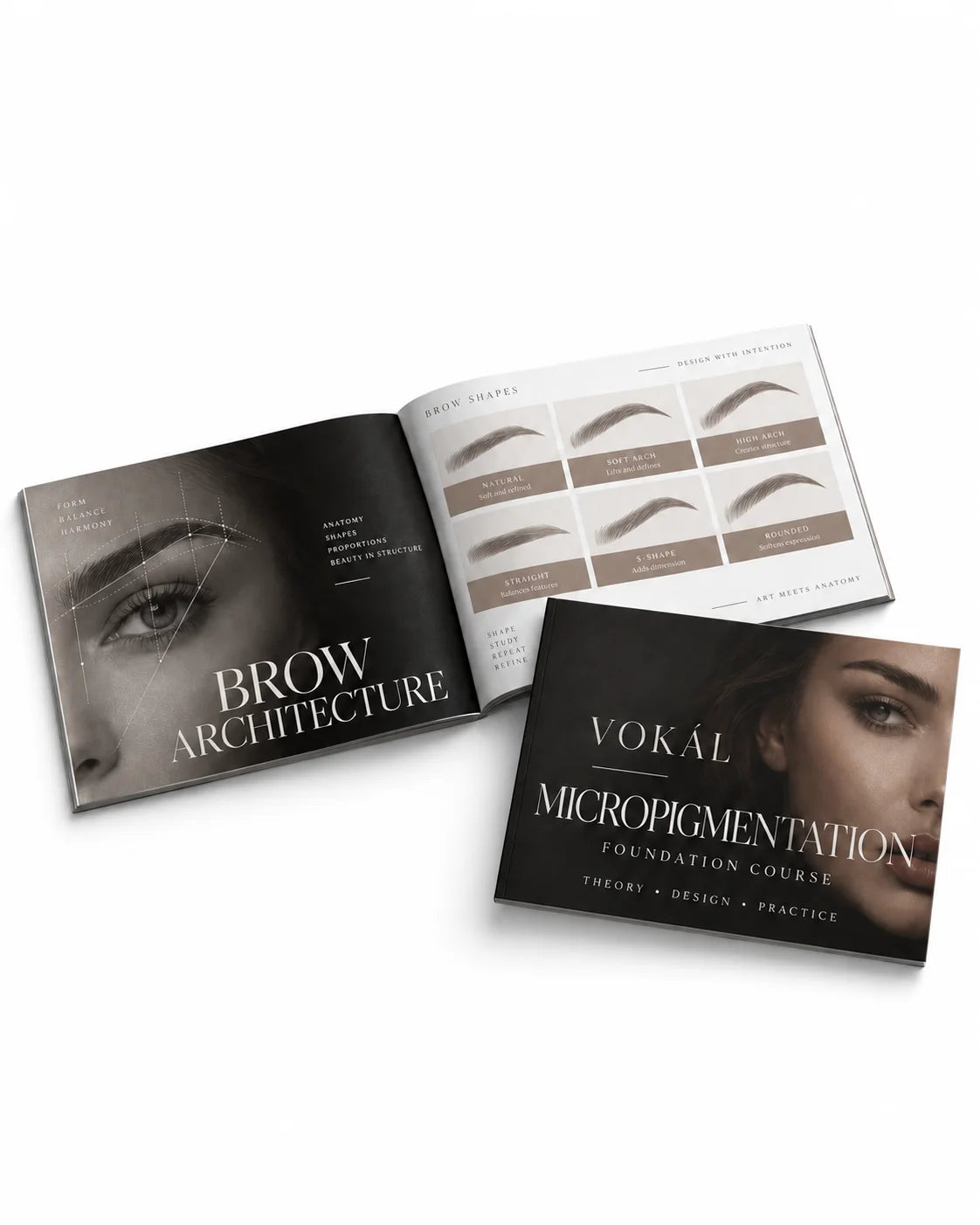 VOKAL brow architecture and foundation-course learning visuals
