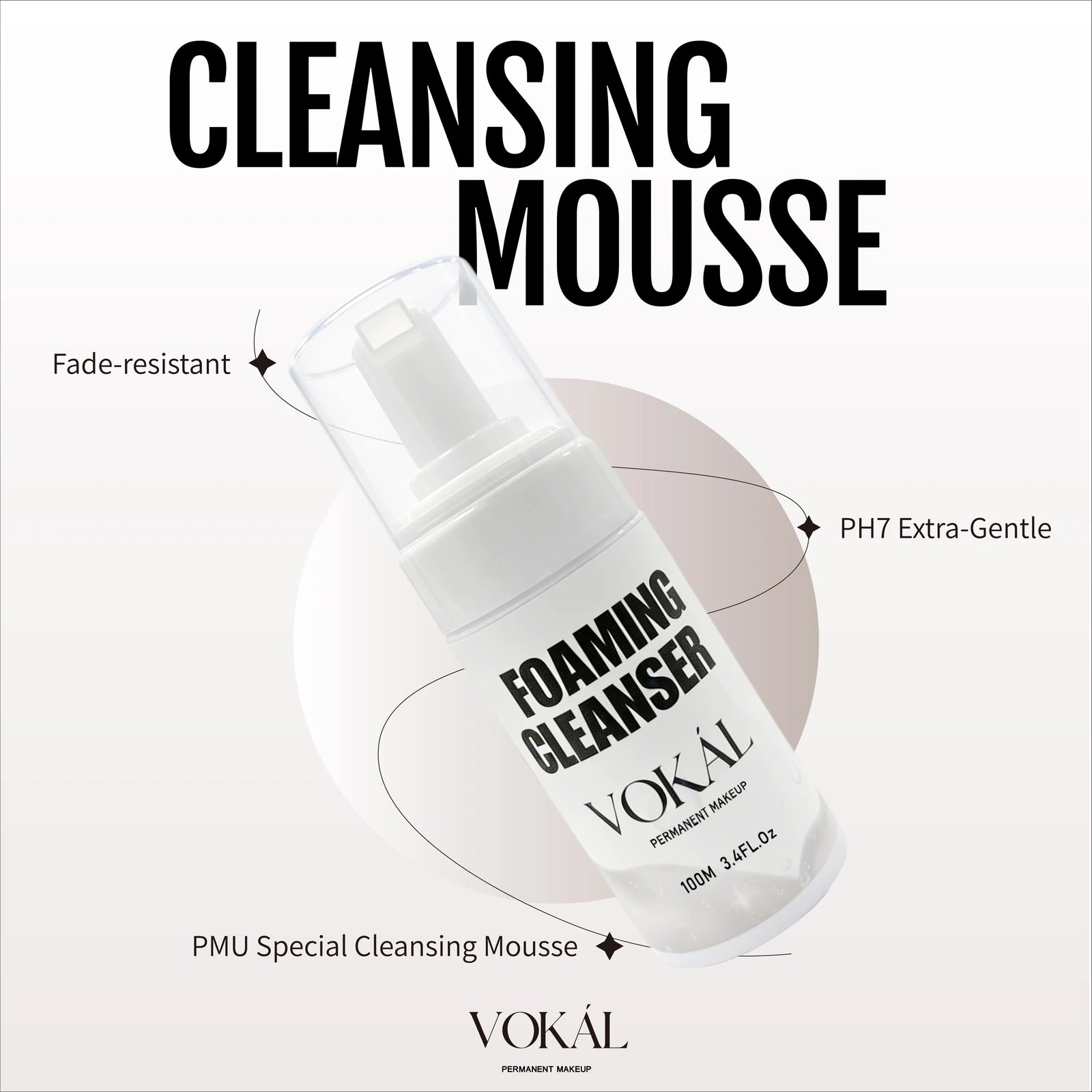 VOKAL PMU Cleansing Mousse 100 ml