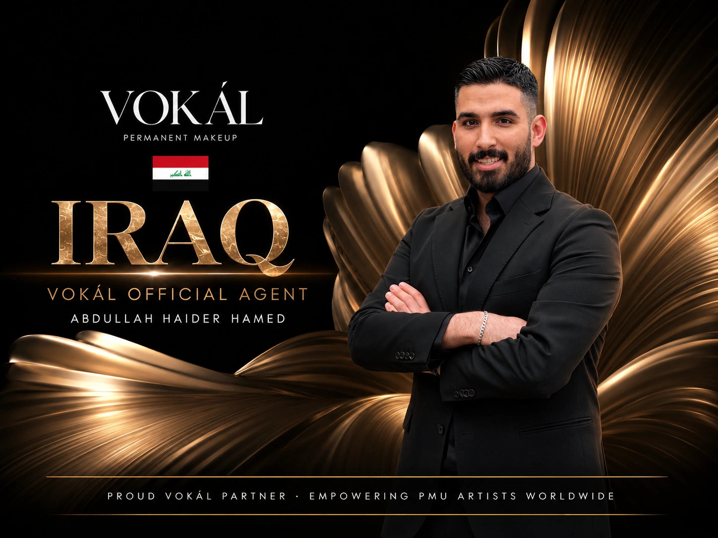 Abdullah Haider Hamed, VOKAL official agent in Iraq