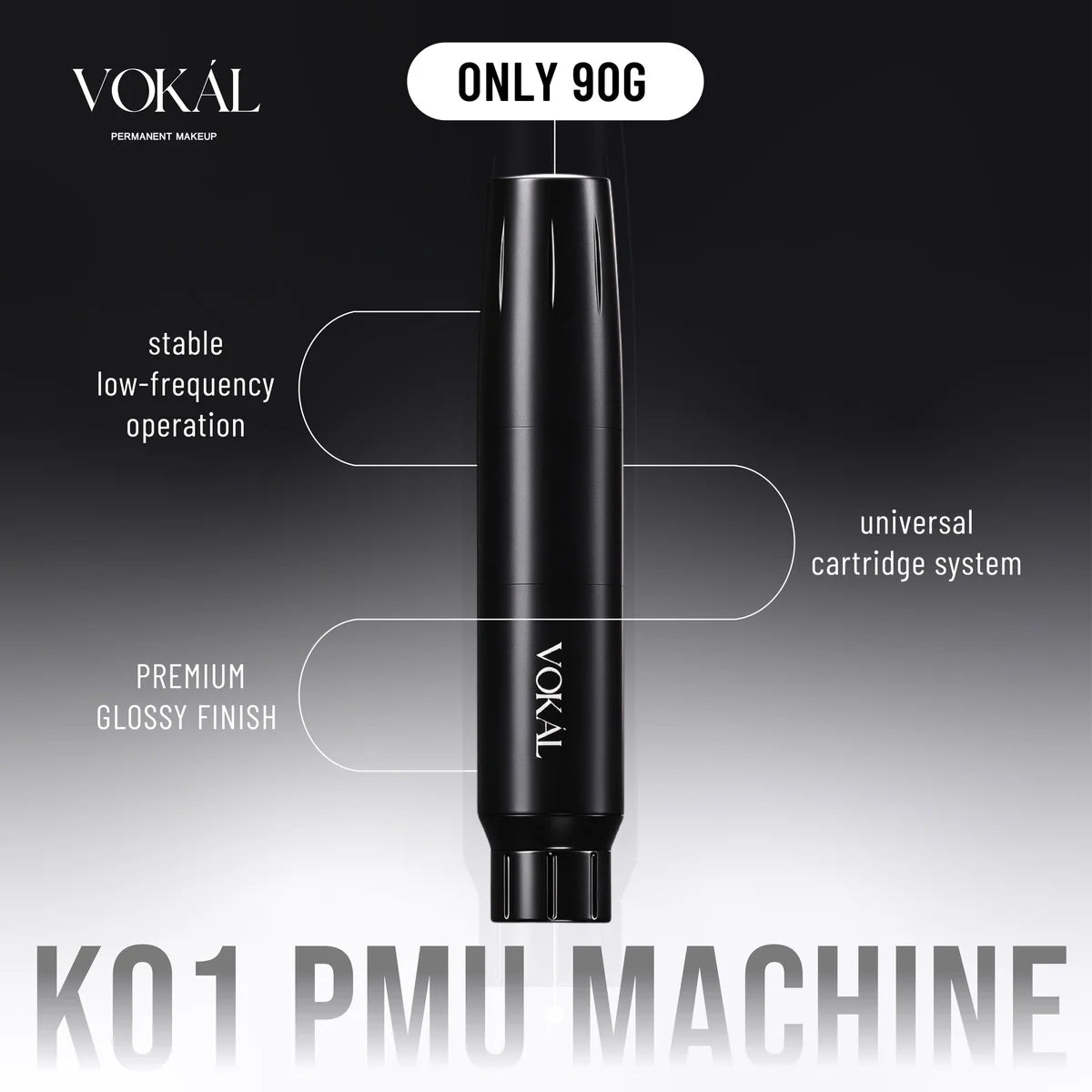 K01 glossy black PMU machine